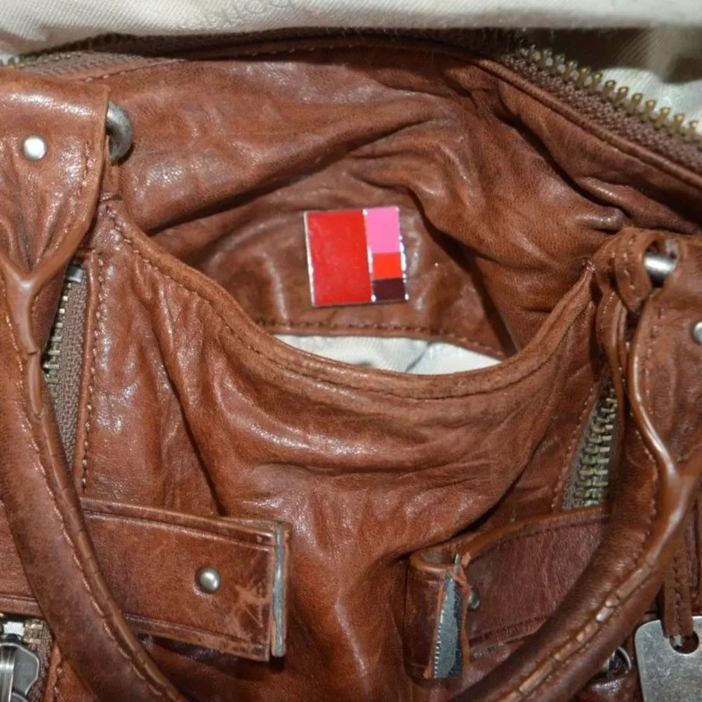 Botkier No 13 Lambskin Soft hobo Satchel Zipper Bag with no strap
